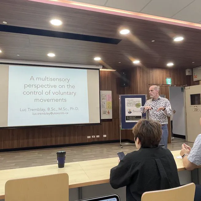 多感官視角下的自主動作控制：Luc Tremblay 教授專題講座心得 / A Multisensory Perspective on Voluntary Movements: Reflections on Prof. Luc Tremblay's Seminar